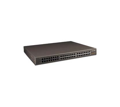TP-Link TL-SG1048 48-port Gigabit Switch, 48 10/100/1000M RJ45 ports, 1U 19-inch rack-mountable steel case