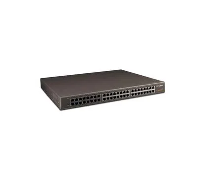 TP-Link TL-SG1048 48-port Gigabit Switch, 48 10/100/1000M RJ45 ports, 1U 19-inch rack-mountable steel case