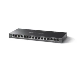 TP-Link TL-SG116P 16-Port Gigabit Desktop Switch with 16-Port PoE+ PORT: 16× Gigabit PoE+ Ports SPEC: 802.3at/af, 120 W PoE Power, Desktop Steel Case FEATURE: Extend Mode for 250m PoE Transm
