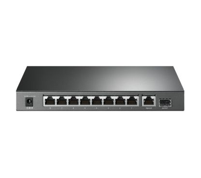 TP-Link TL-SG1210P 10-Port Gigabit PoE+ Switch, 8 Gigabit PoE+ Ports, 1 Gigabit RJ45 Ports and 1 Gigabit SFP Slots, 802.3at/af,