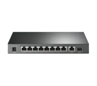 TP-Link TL-SG1210P 10-Port Gigabit PoE+ Switch, 8 Gigabit PoE+ Ports, 1 Gigabit RJ45 Ports and 1 Gigabit SFP Slots, 802.3at/af,