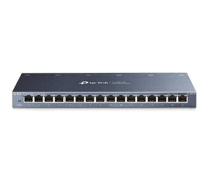 TP-Link TL-SG2016P Conmutador inteligente JetStream™ Gigabit de 16 puertos con PoE+ de 8 puertos PUERTO: 8 puertos Gigabit PoE+