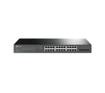 TP-Link TL-SG2428P JetStream™ 28-Port Gigabit Smart Switch with 24-Port PoE+ PORT: 24× Gigabit PoE+ Ports, 4× Gigabit SFP Slots