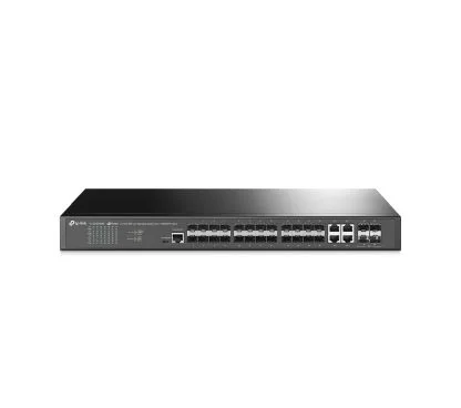 TP-Link TL-SG3428XF JetStream™ 24-Port SFP L2+ Managed Switch with 4 10GE SFP+ Slots PORT: 20× Gigabit SFP Ports, 4× Gigabit SFP
