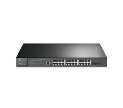 TP-Link TL-SG3428XMP Switch administrado JetStream ™ de 24 puertos Gigabit y 4 puertos 10GE SFP + L2 + con PoE + de 24 puertos P