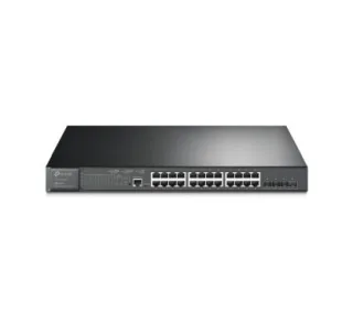 TP-Link TL-SG3428XMP Switch administrado JetStream ™ de 24 puertos Gigabit y 4 puertos 10GE SFP + L2 + con PoE + de 24 puertos P