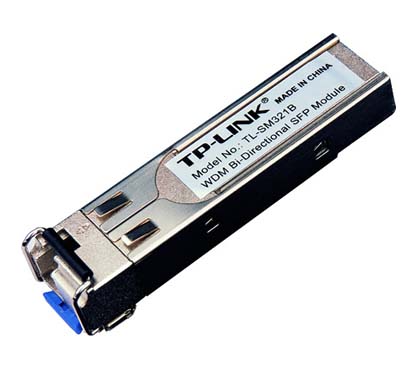 TP-Link TL-SM321B 1000Base-BX WDM Bi-Directional SFP Module, LC connector, TX:1310nm/RX:1550nm, single-mode, 10km
