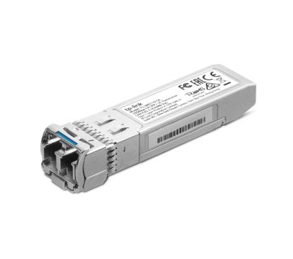 TP-Link TL-SM5110-LR Transceptor LC 10Gbase-LR SFP + SPEC: Conector dúplex LC monomodo de 1310nm, hasta 10km de distancia