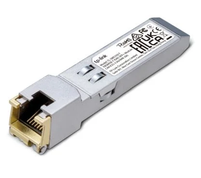 TP-Link TL-SM5310-T Módulo 10GBASE-T RJ45 SFP+ ESPECIFICACIONES: transceptor de cobre RJ45 de 10 Gbps, Plug and Play con ranura