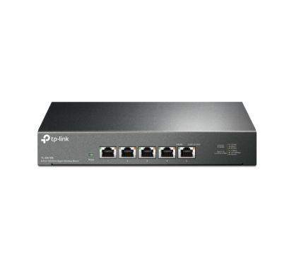 TP-Link TL-SX105 Conmutador de escritorio multigigabit de 5 puertos 10G RJ45, caja de acer