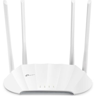 TP-Link TL-WA1801 - Punto de Acceso Multifunción Wi-Fi 6 AX1800 Doble Banda, Modos AP/Repetidor/Cliente/Multi SSID, Puerto LAN con PoE-IN Pasivo, 4 Antenas Fijas