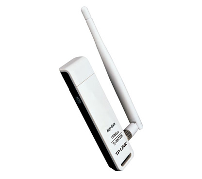 TP-Link TL-WN722N 150M Wireless Lite N High Gain USB Adapter, Realtek chipset, 1T1R, 2.4GHz, work with 802.11n product, compati