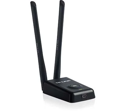 TP-Link TL-WN8200ND 300Mbps High Power Wireless USB Adapter; 2.4GHz,1T2R,802.11b/g/n; High Power up to 500mw; 2*5dBi detachable