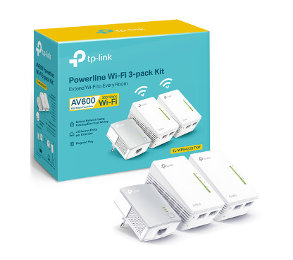 TP-Link TL-WPA4220 TKIT AV600 Powerline Wi-Fi 3-pack Kit
