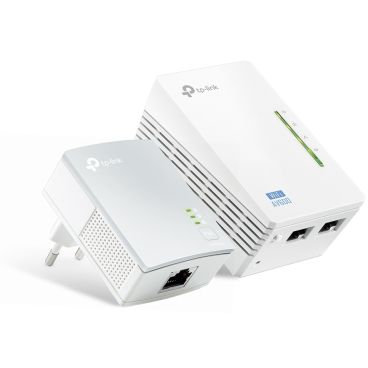 TP-Link TL-WPA4220KIT (TL-WPA4220 KIT) Kit de Extensión Powerline Inalámbrico N a 300Mbps, incluye 1 TL-WPA4220 y 1 TL-PA4010, t