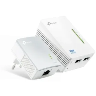 TP-Link TL-WPA4220KIT (TL-WPA4220 KIT) Kit de Extensión Powerline Inalámbrico N a 300Mbps, incluye 1 TL-WPA4220 y 1 TL-PA4010, t