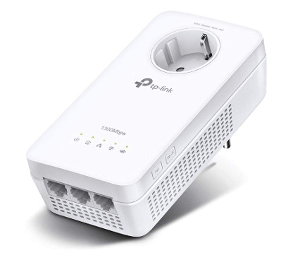 TP-Link TL-WPA8631P AV1300 Gigabit Passthrough Powerline ac Wi-Fi Extender SPEED: 300 Mbps at 2.4 GHz + 867 Mbps at 5 GHz, 1300