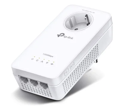 TP-Link TL-WPA8631P AV1300 Gigabit Passthrough Powerline ac Wi-Fi Extender SPEED: 300 Mbps at 2.4 GHz + 867 Mbps at 5 GHz, 1300