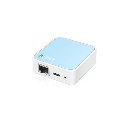 TP-Link TL-WR802N Router y AP inalámbrico de 300Mbps de bolsillo, chipset Qualcomm, 2T2R, 2.4GHz, 802.11n/g/b, 1 puerto Ethernet