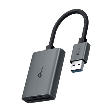 TP-Link UA430 Lector de Tarjetas SD&microSD con Conectividad USB 3.0 Tipo-A, Plug and Play, Flexible y Duradera