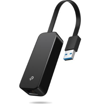 TP-Link UE306 Adaptador USB 3.0 a Ethernet Gigabit, 1 conector con puerto USB 3.0 y un puerto Ethernet RJ45. negro