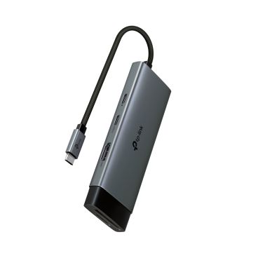 TP-Link UH7020C USB Type-C 7-Port Hub SPEC: 1 × USB-C Connector?1 × HDMI 4K 60Hz Port?1 × USB-C PD 100W Port?1 × SD + 1 × microSD(TF) up to 200MBps Port?2 × USB-A 3.0 Ports?1 × USB-C 3.0 Por