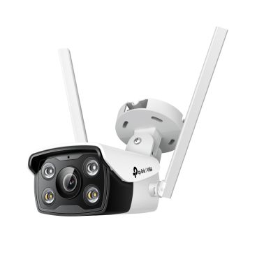 TP-Link VIGI VIGI C340-W(4mm) 4MP Outdoor Full-Color Wi-Fi Bullet Network Camera SPEC:2.4G 150Mbps, 2*2 MIMO, H.265+/H.265/H.264+/H.264, 1/3" Progressive Scan CMOS, Color/0.005 [email protected], 0 Lux with IR