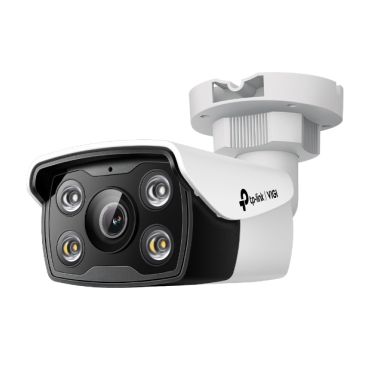 TP-Link VIGI VIGI C350(4mm) 5MP Full-Color Bullet Network Camera SPEC: 5MP, 4mm Fixed Lens, 1/2.7” Progressive Scan CMOS, H.265+/H.265/H.264+/H.264, IR/White LED, 25fps/30fps ( 2880x1620, 20