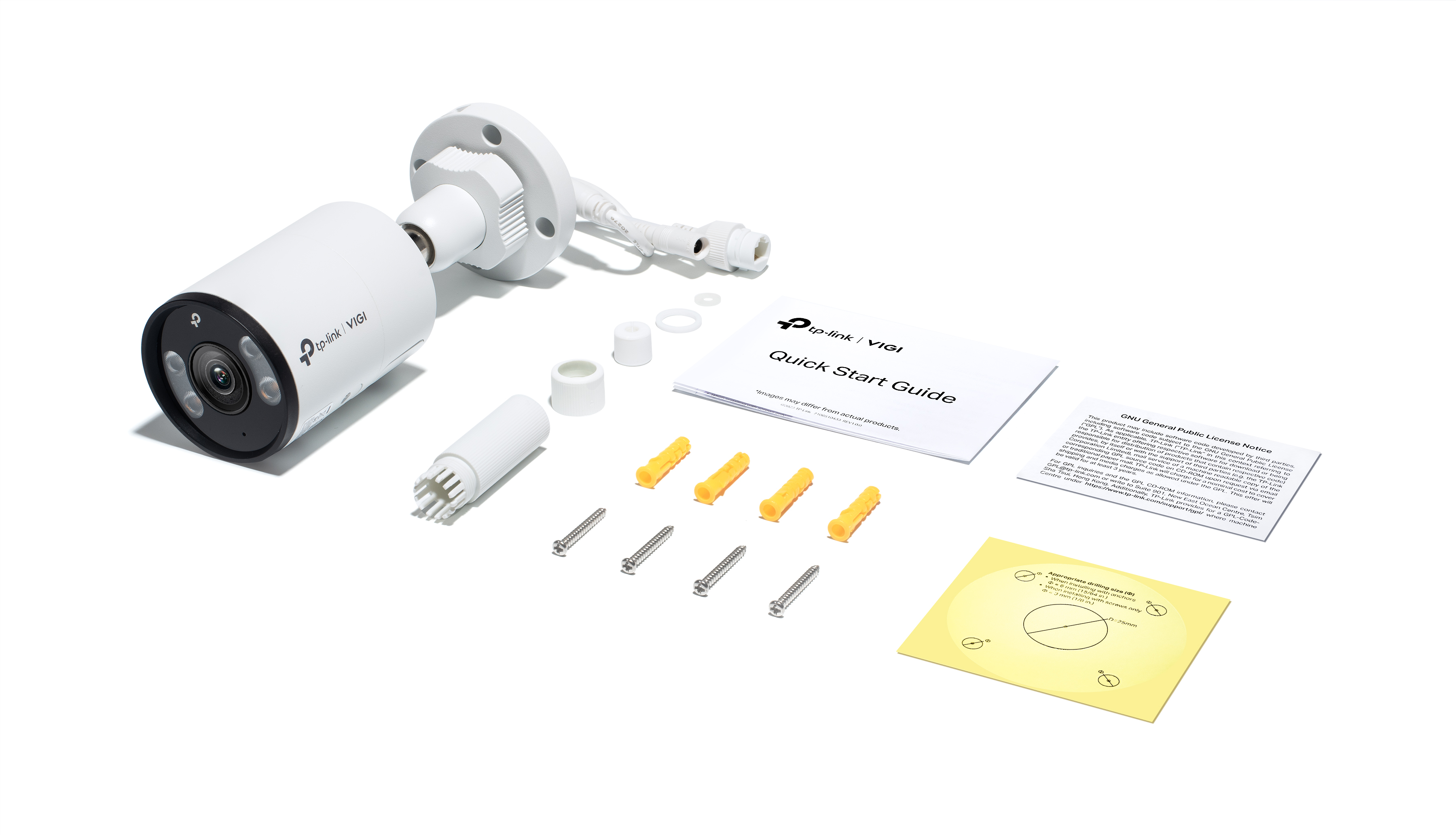 TP-Link VIGI VIGI C385(2.8mm) 8MP; Full-Color; 1/2.7“Progressive Scan CMOS; F1.6, 2.8/4/6 mm; Color: 0.005 Lux; 0 Lux with IR/white light; H.265+/H.264+/ H.265/H.264; Smart Detection; Human&