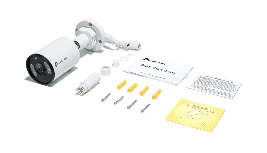 TP-Link VIGI VIGI C385(2.8mm) 8MP; Full-Color; 1/2.7“Progressive Scan CMOS; F1.6, 2.8/4/6 mm; Color: 0.005 Lux; 0 Lux with IR/white light; H.265+/H.264+/ H.265/H.264; Smart Detection; Human&Vehical Cl