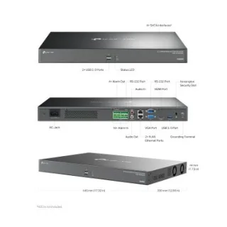 VIGI NVR4032H Grabador IP Rack 04 HDD 32 Canales