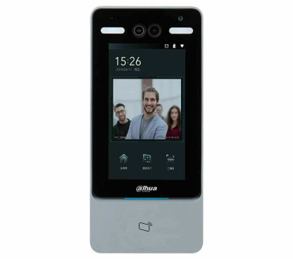 Dahua ASI7213Y-V3-T1 Terminal biométrico Dahua de control de accesos con identificación por reconocimiento facial, tarjeta IC, c