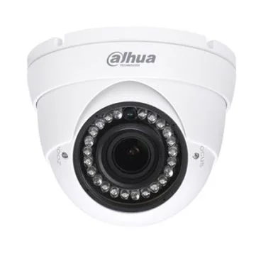 Dahua DH-HAC-HDW1100RP-VF-2712 Domo instalable a pared o techo (3 ejes), Óptica Varifocal manual 2.7-12mm (91º~25°), F1.3, Protección IP67 para instalación en exterior, Resolución Megapíxel hasta 720P