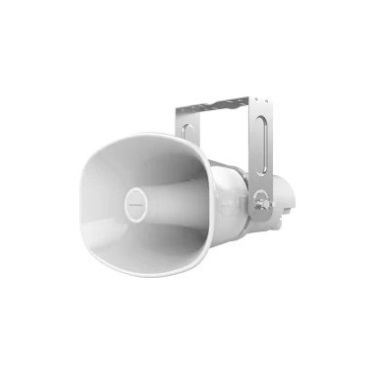 Grandstream GSC3518HS Altavoz tipo bocina con función Talk-Back SIP/Multicast, altavoz HD de 50 W, 3 micrófonos, reducción de ruido con IA, 1× entrada Ethernet 10/100 PoE, 1× salida Ethernet
