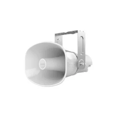 Grandstream GSC3518HS Altavoz tipo bocina con función Talk-Back SIP/Multicast, altavoz HD de 50 W, 3 micrófonos, reducción de ruido con IA, 1× entrada Ethernet 10/100 PoE, 1× salida Ethernet 10/100 PoE/PoE+.
