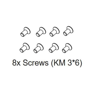 Grandstream GSPZ GWN7813P 8 X SCREWS (KM 3*6)