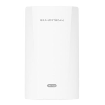 Grandstream GWN7302 Wireless Bridge PtP/PtMP, 2x2 5Ghz Wi-Fi 6, alcance de hasta 3 km, 2x GbE (1x PoE+ de entrada, 1x PoE de salida), velocidad de hasta 2.4 Gbps, entrada de 16VDC a 48VDC, I