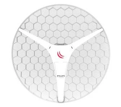 Mikrotik (LHG XL 5 ac) RBLHGG-5acD-XL con antena 27dBi 5GHz, wireless de doble cadena 802.11ac, CPU 716MHz, 256MB RAM, 1x Gbit (unidad extraida de pack)