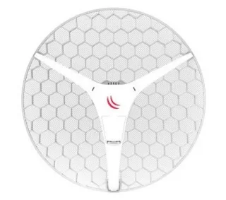 Mikrotik (LHG XL 5 ac) RBLHGG-5acD-XL con antena 27dBi 5GHz, wireless de doble cadena 802.11ac, CPU 716MHz, 256MB RAM, 1x Gbit (unidad extraida de pack)