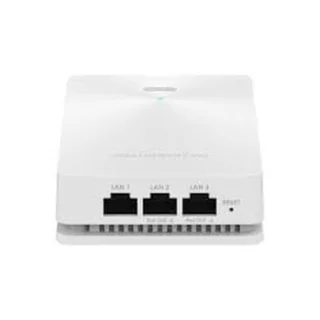 Grandstream GWN7661E Punto de acceso WiFi 6 (802.11ax)de interior de pared (In-Wall) AX3000 2x2:2 MU-MIMO 2,4Ghz 3x3:2 5Ghz. Velocidad:3Gbps. Cobertura +100m. Soporta +256 clientes. Puertos: