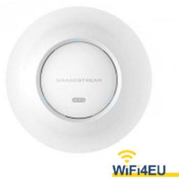 Grandstream GWN7662 AP de interior Wi-Fi 6 AX5400, 2×2:2 2.4 Ghz, 4×4:4 5 Ghz,1x GbE, 1x 2,5G, PoE. Certificado para Wifi4EU.