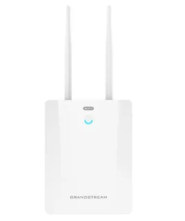 Grandstream GWN7670ELR Punto de acceso Wi-Fi 7 de largo alcance para exteriores, doble banda, 2x2:2 2.4/5 GHz, 1x 2.5GbE, 1x SFP 2.5G, PoE, cobertura de hasta 350 m, hasta 256 clientes inalá