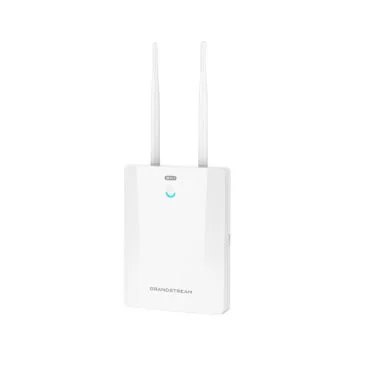 Grandstream GWN7670LR Punto de acceso Wi-Fi 7 de largo alcance para exteriores, doble banda, 2x2:2 2.4/5 GHz, 1x 2.5GbE, 1x SFP 2.5G, PoE, cobertura de hasta 350 m, hasta 256 clientes inalámbricos, rendimiento inalámbrico agregado