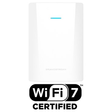 Grandstream GWN7672WM Punto de acceso Wi-Fi 7 tribanda BE11000 montaje en pared. 2×2:2 MU-MIMO en las bandas de 2,4 GHz, 5 GHz y 6 GHz, con MLO, 4K QAM, Multi-RU (MRU) y perforación del preá