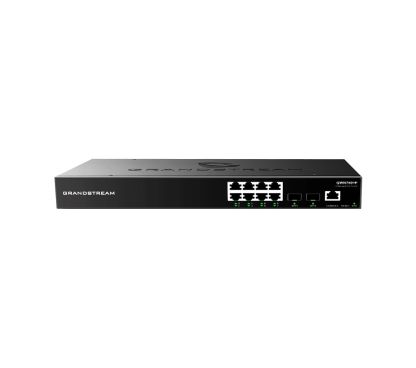 Grandstream GWN7801P Switch gestionable Capa 2+ enracable. 8 puertos GbE RJ45 con PoE budget de 120W. 2 puertos SFP. Fuente integrada 150W. IPV4 e IPV6, VLAN, Qos, IGMP Snooping