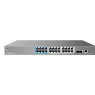Grandstream GWN7803PH Pro Switch gestionable capa 2++, 24 puertos Gb RJ45 con PoE