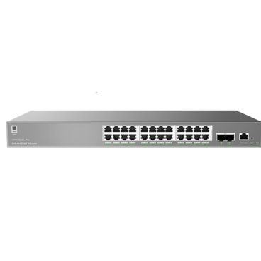 Grandstream GWN7803PL Pro Switch gestionable capa 2++, 24 puertos Gb RJ45 con PoE