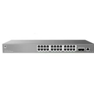 Grandstream GWN7803PL Pro Switch gestionable capa 2++, 24 puertos Gb RJ45 con PoE