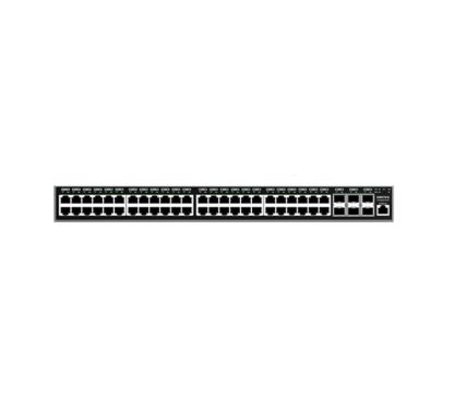 Grandstream GWN7816P Switch gestionable Capa 3 apilable y enracable. 48 puertos GbE RJ45 PoE con PoE budget 740W PoE/PoE+ y PoE++ con control de energía inteligente y 6 puertos SFP+. PSU red