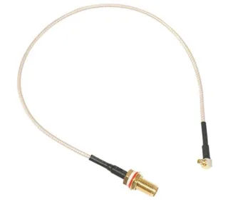 Mikrotik ACMMCXRPSMA Pigtail MMCX-RPSMA cuerpo hembra pin macho de 26cm.